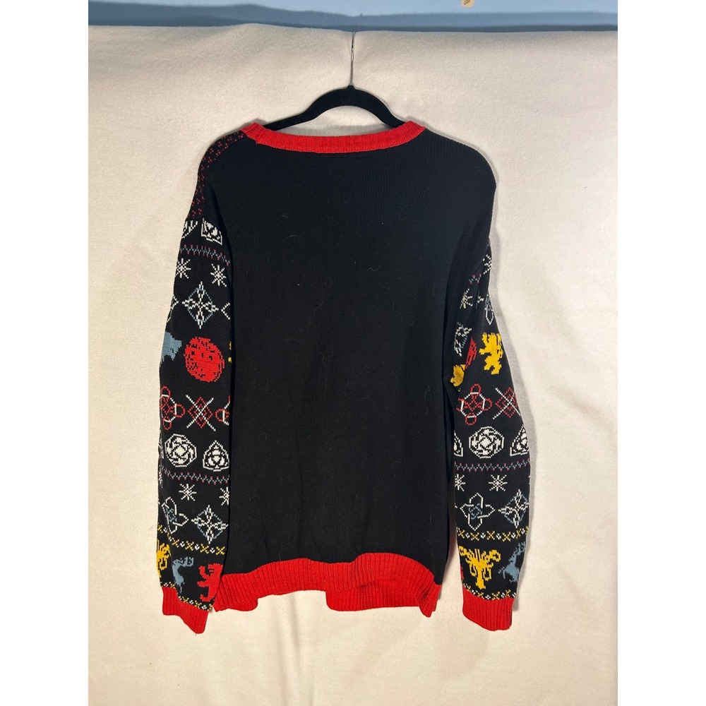 Game of Thrones Joy to the Realm UGLYChristmas Sweater Mens XL Westeros Cotton - Picture 4 of 5